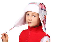 Шапка-ушанка Винтер на флисе детская, с полной запечаткой