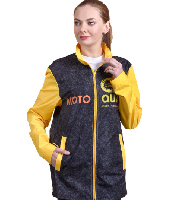 Ветровка Фит без капюшона унисекс, с частичной запечаткой