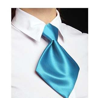 Галстук Аура на резинке женский, однотонный Галстук Аура на резинке женский, однотонный