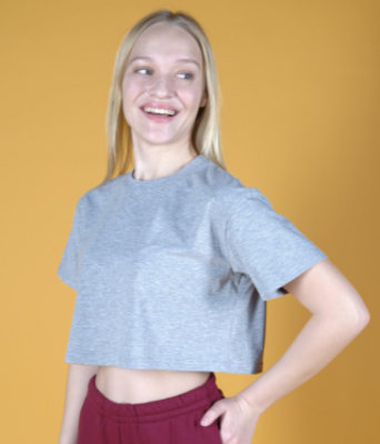 Футболка Диджи женская, однотонная