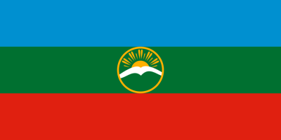 Флаг Карачаево-Черкессии 90х135 см